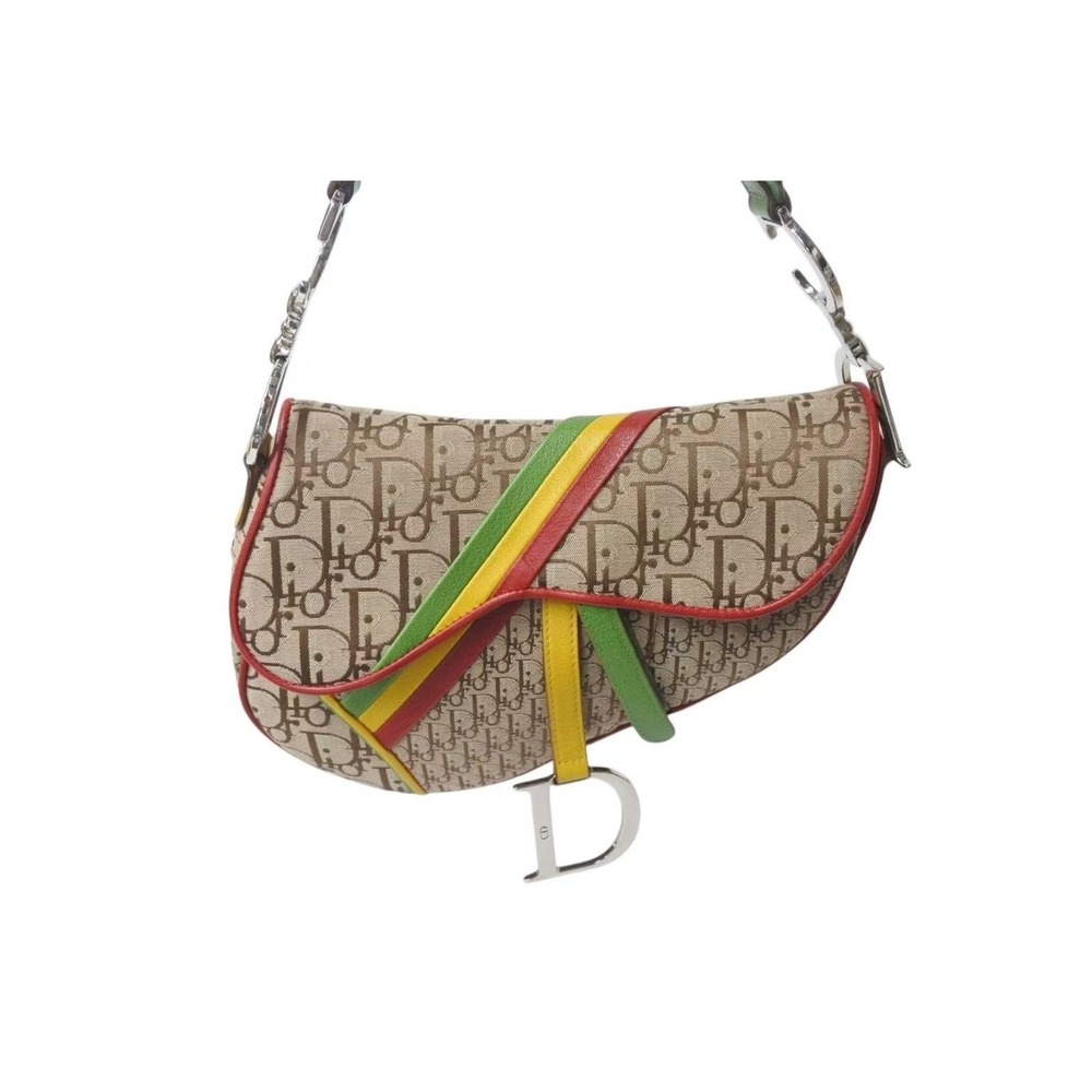 Dior Saddle bag silver Christian color Rasta - Picture 3 of 8